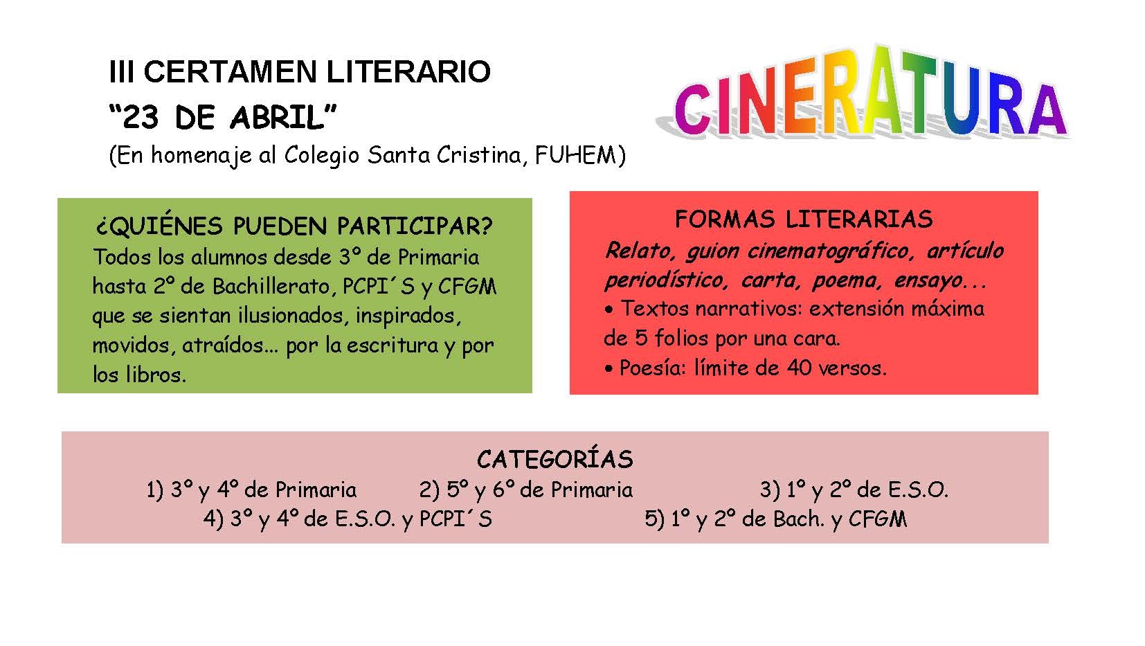 III CERTAMEN LITERARIO Página 2
